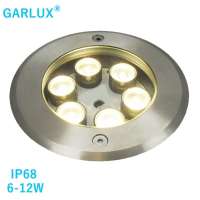 6-12w led recessed underwater light pool lights