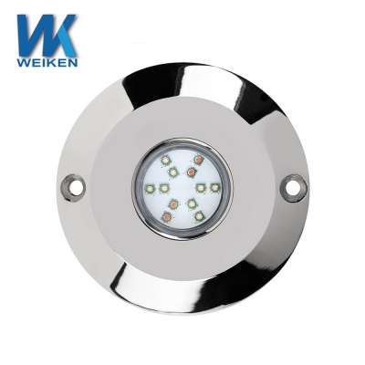 WEIKEN 60w RGB led mini light underwater Wireless boat Swimming Pool lights